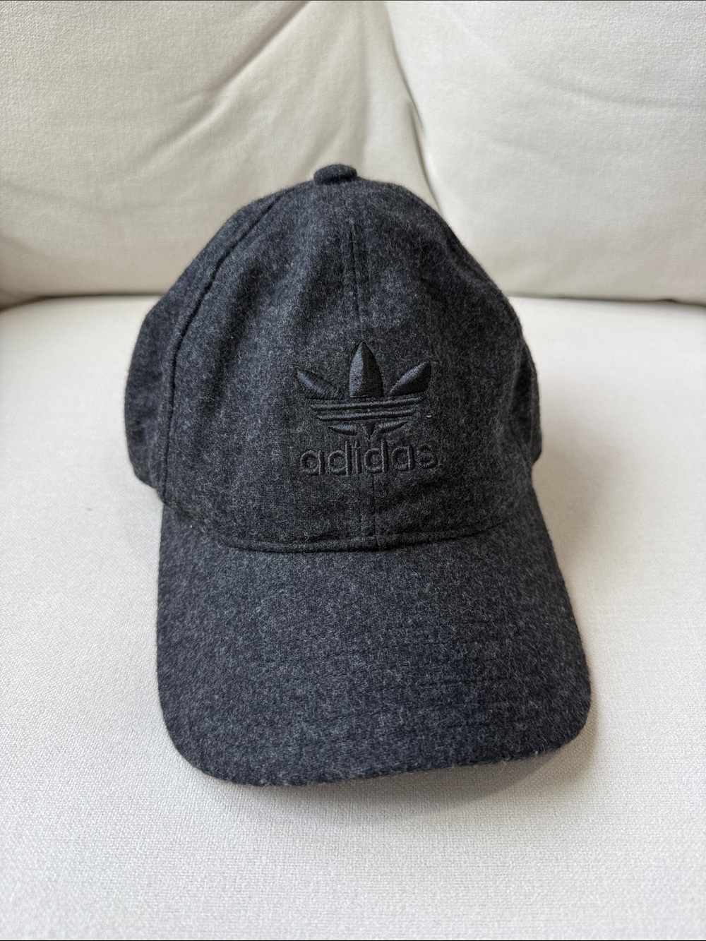 Adidas Charcoal Gray Fleece Hat